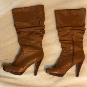 Guess by Marciano Brown Leather Boots